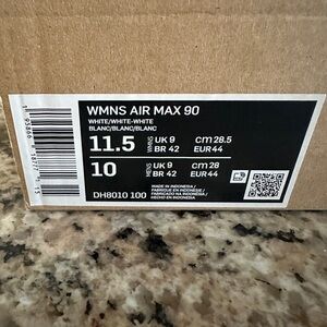 Nike Women’s Air Max 90 ‘Triple White’